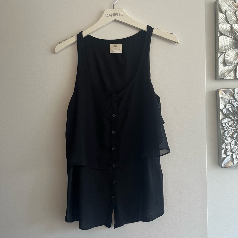 PINS & NEEDLES (UO) Button Down Layered Tank